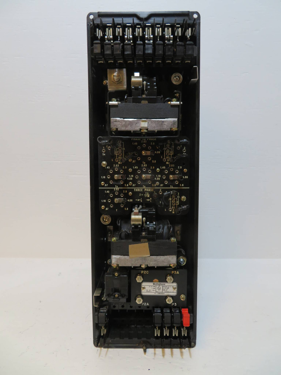 Westinghouse Type KD-10 Distance Relay Style 719B195A11 ABB KD10 41-490 .2-2 Amp (NP2204-1)