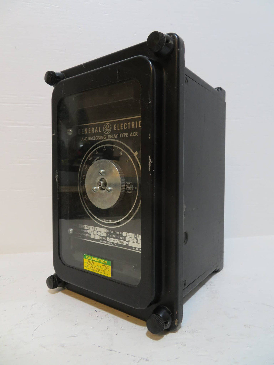 Image of General Electric 12ACR11B5A A-C Reclosing Relay Type ACR GE 120V 12ACR-11B5A