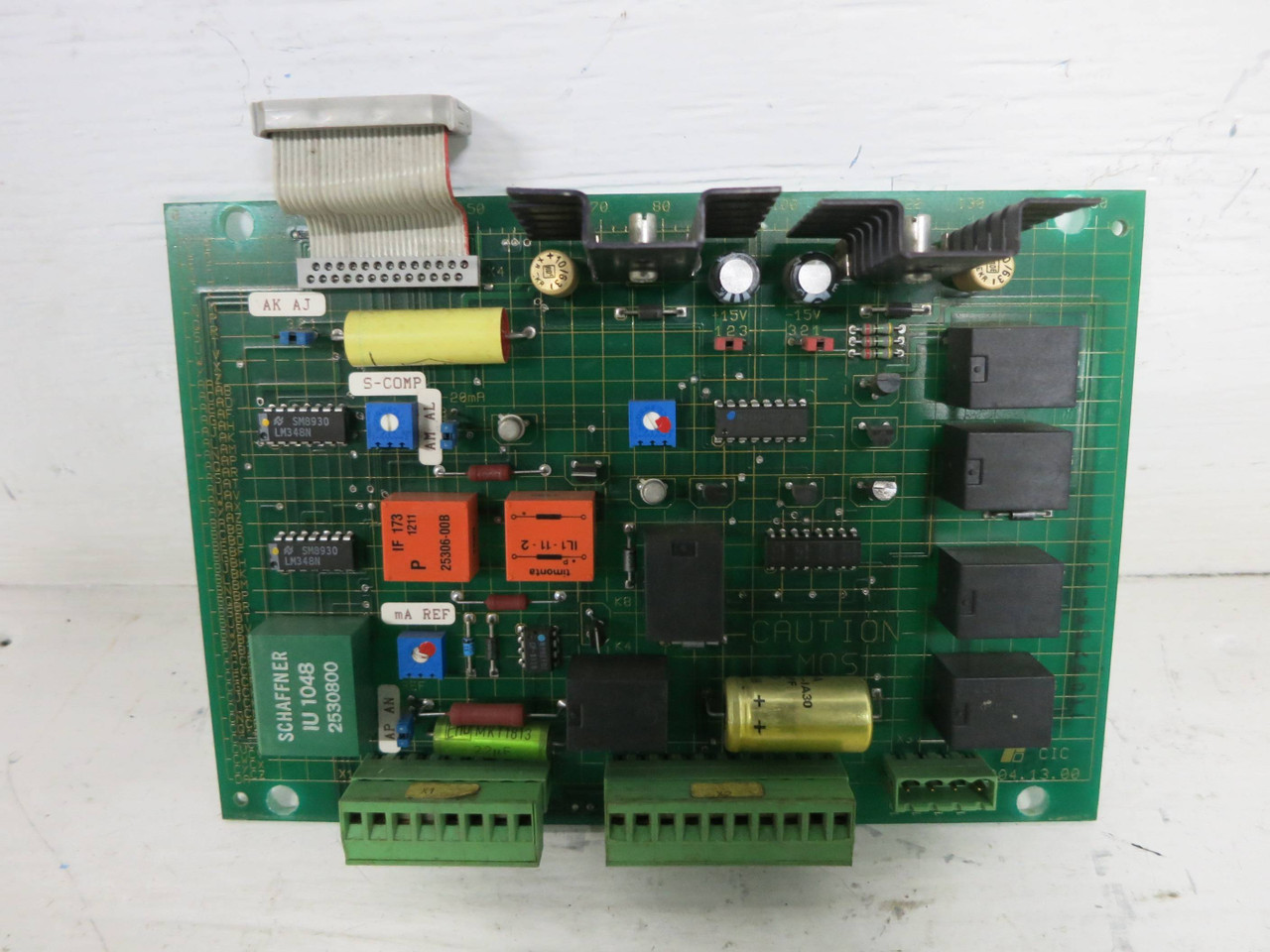 Reliance Electric 804.13.00 CIC Drive Control Interface PLC Board GD.719.30.00-B (DW1360-2)