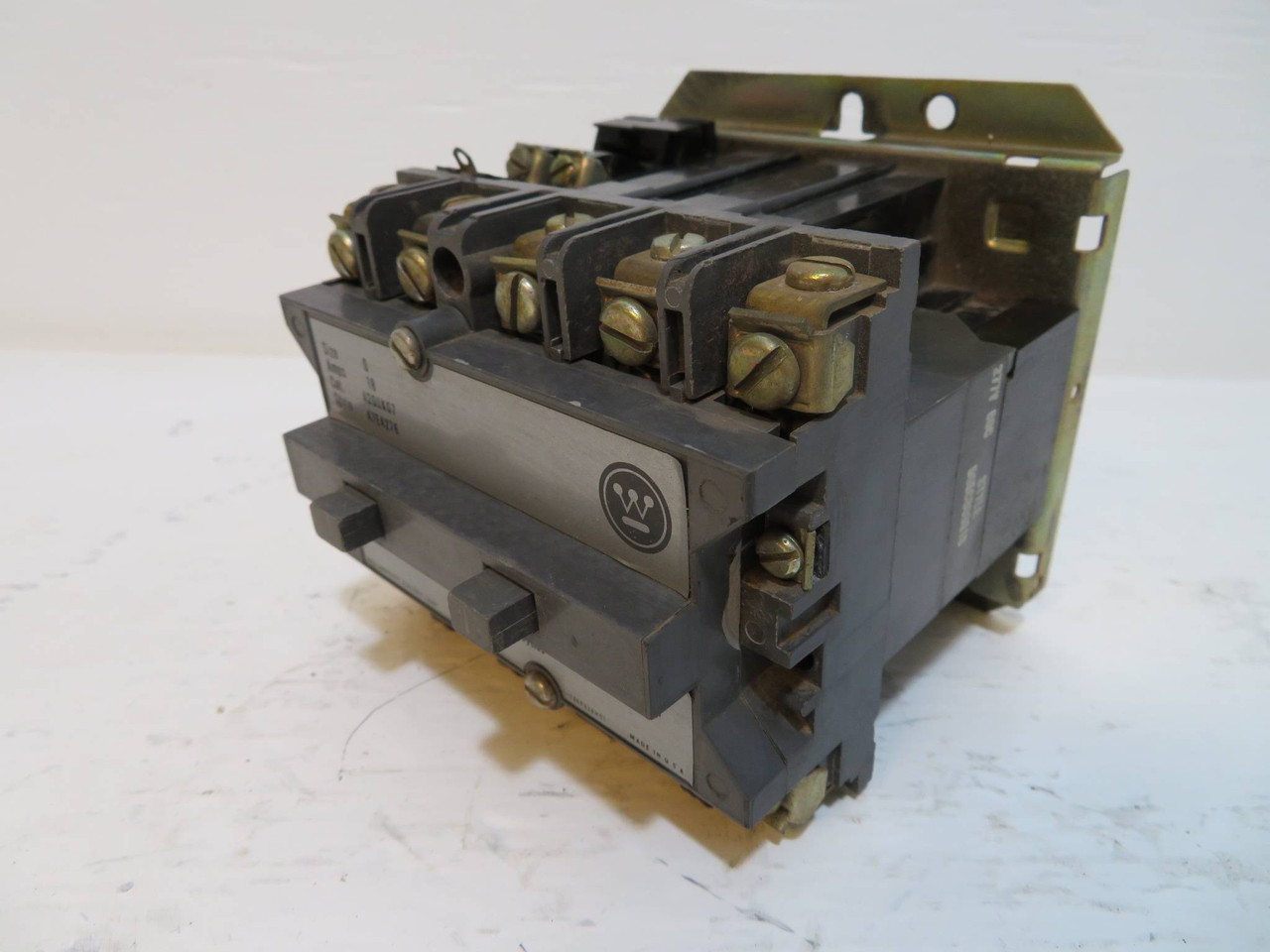 Westinghouse A201K07 Size 0 Contactor CH A201KO7 5 Pole 277 Coil 18A 5HP 47E4276 (NP2220-1)