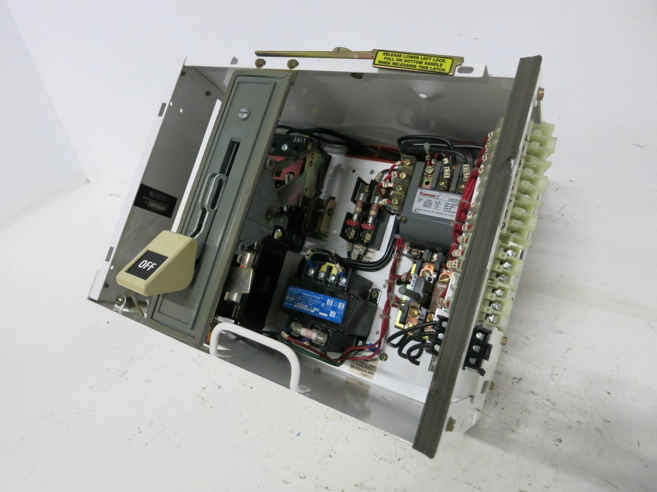 Siemens Tiastar Furnas System 89 Size 1 Starter 30 Amp Fused 12" MCC Bucket Sz1 (TK4633-61)