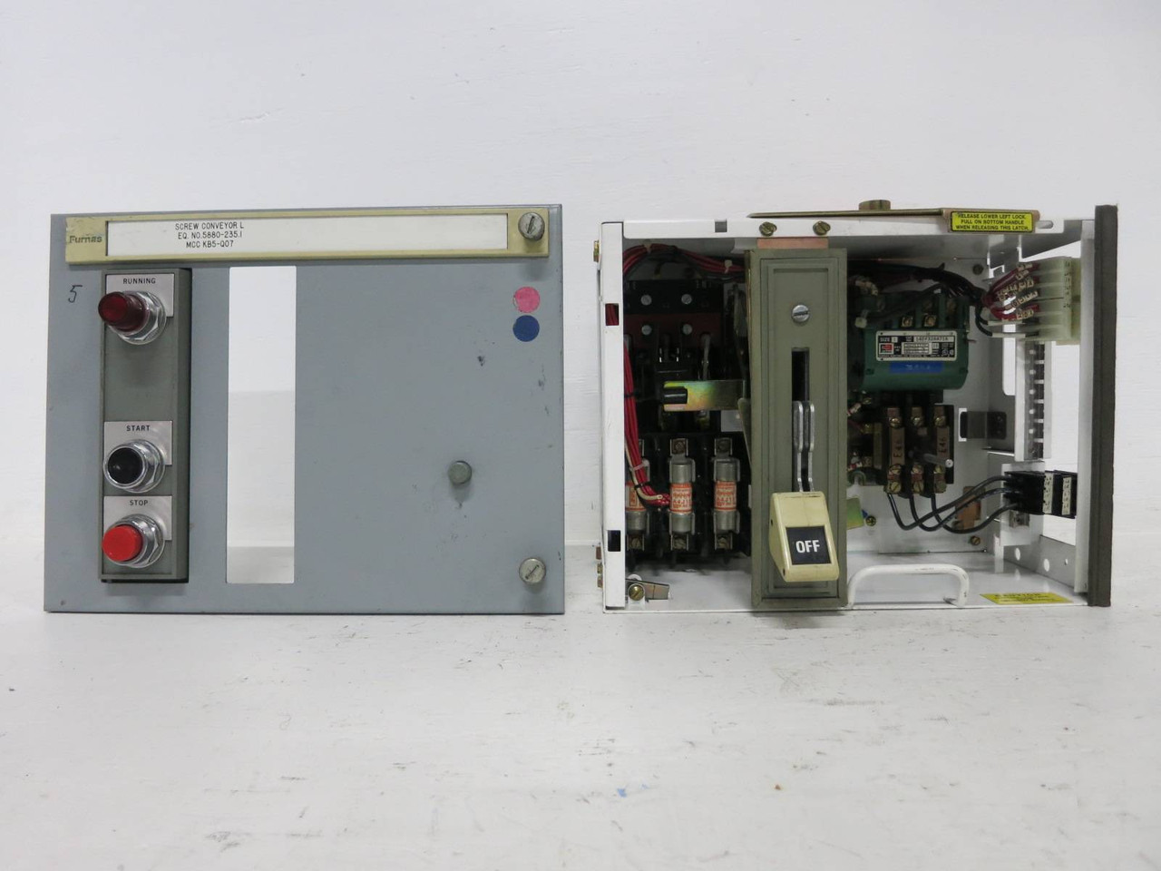 Siemens Tiastar Furnas System 89 Size 1 Starter 30 Amp Fused 12" MCC Bucket 30A (TK4632-4)