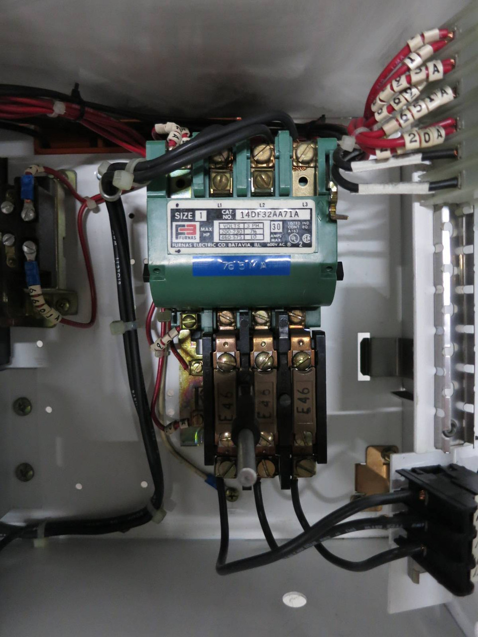 Siemens Tiastar Furnas System 89 Size 1 Starter 30 Amp Fused 12" MCC Bucket 30A (TK4632-4)