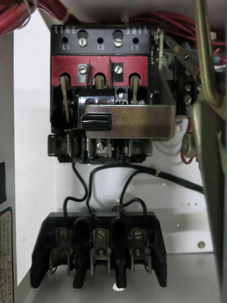 Siemens Tiastar Furnas System 89 Size 1 Starter 30 Amp Fused 12" MCC MCCB Bucket (TK4631-38)