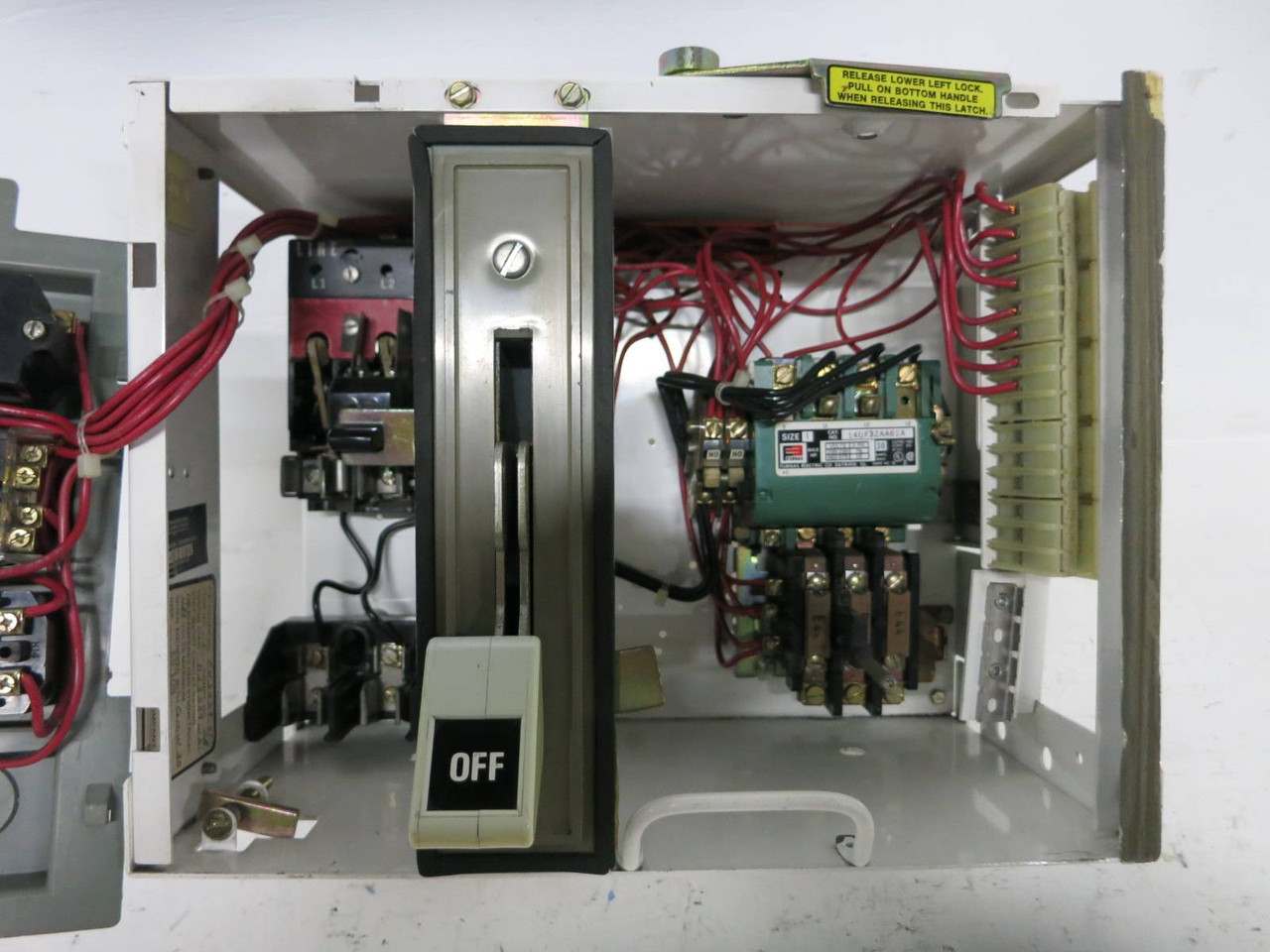 Siemens Tiastar Furnas System 89 Size 1 Starter 30 Amp Fused 12" MCC MCCB Bucket (TK4631-38)