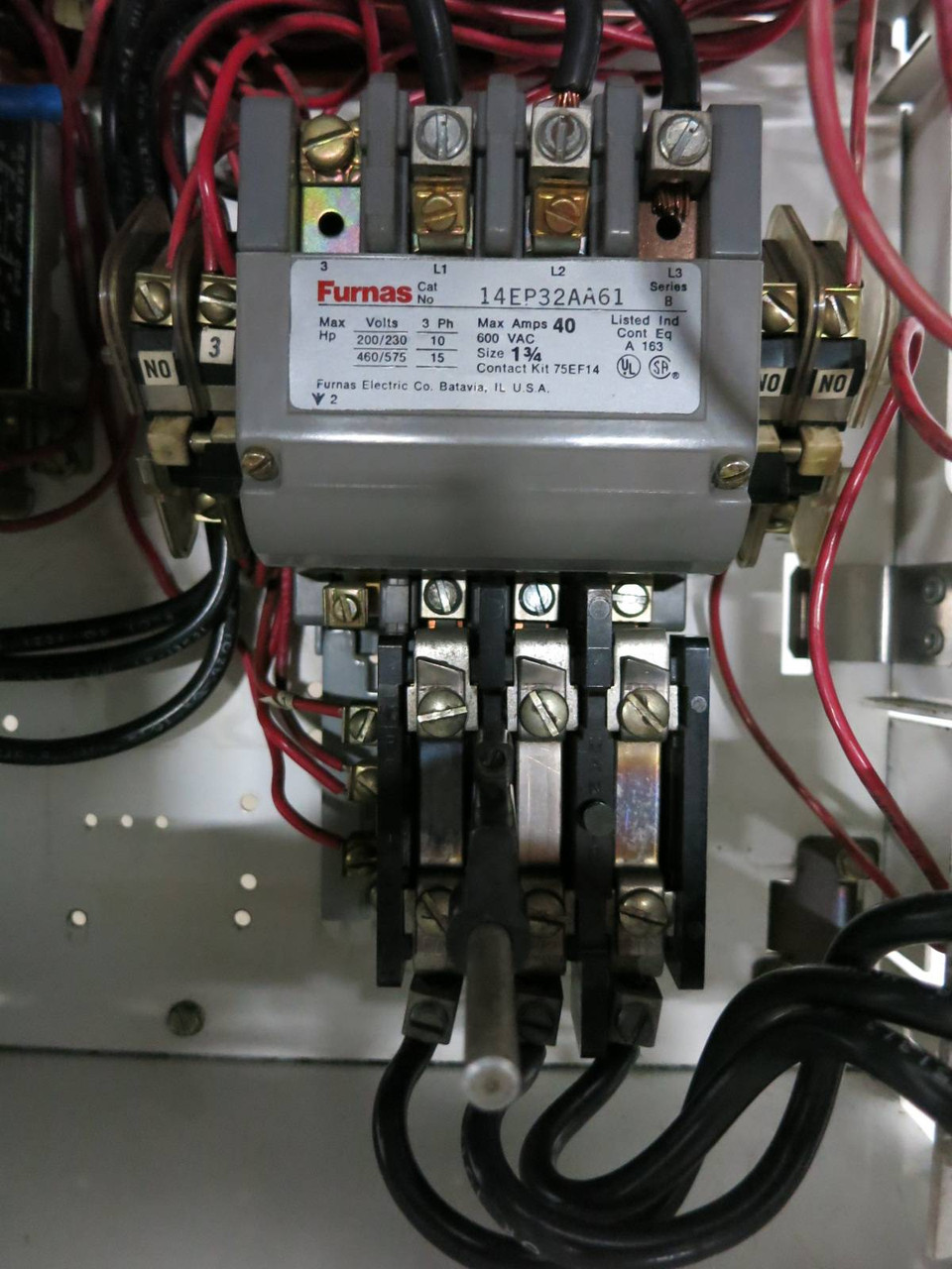 Siemens Tiastar Furnas System 89 Size 1-3/4 Starter 60 Amp Fused 12" MCC Bucket (TK4635-2)