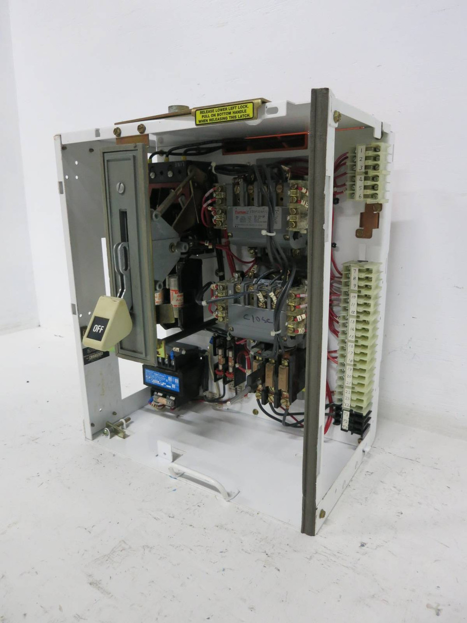 Siemens Tiastar Furnas System 89 Size 1 Rev. Starter Fused 30 Amp 18" MCC Bucket (TK4634-18)