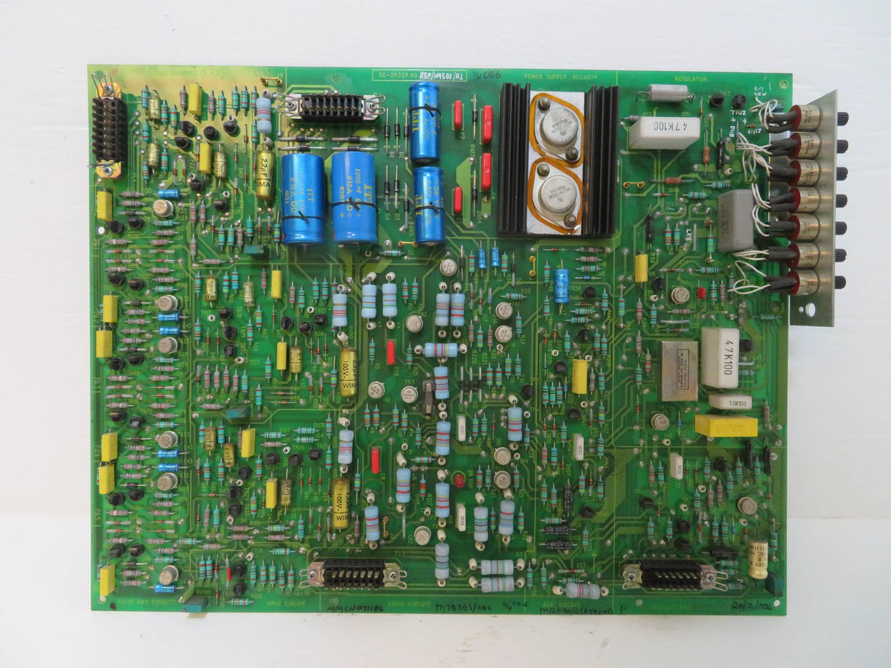GEC Alstom 20X1207 BRL Power Supply Board KCC8214 PCB KCC 8214 Circuit 20X 1207 (NP2238-3)