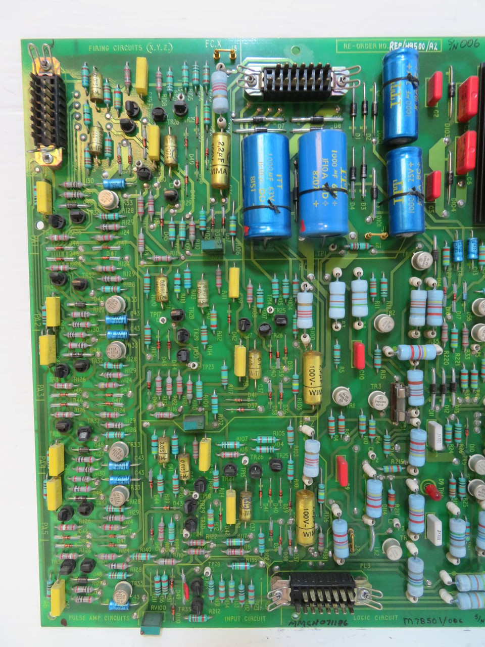 GEC Alstom 20X1207 BRL Power Supply Board KCC8214 PCB KCC 8214 Circuit 20X 1207 (NP2238-3)
