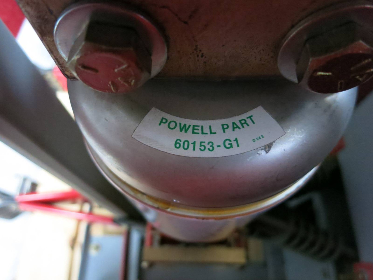 Powell Industries 1200A 15kV 15PV500-3 125DC Powl-Vac Vacuum Breaker PowlVac GE (PM2925-9)