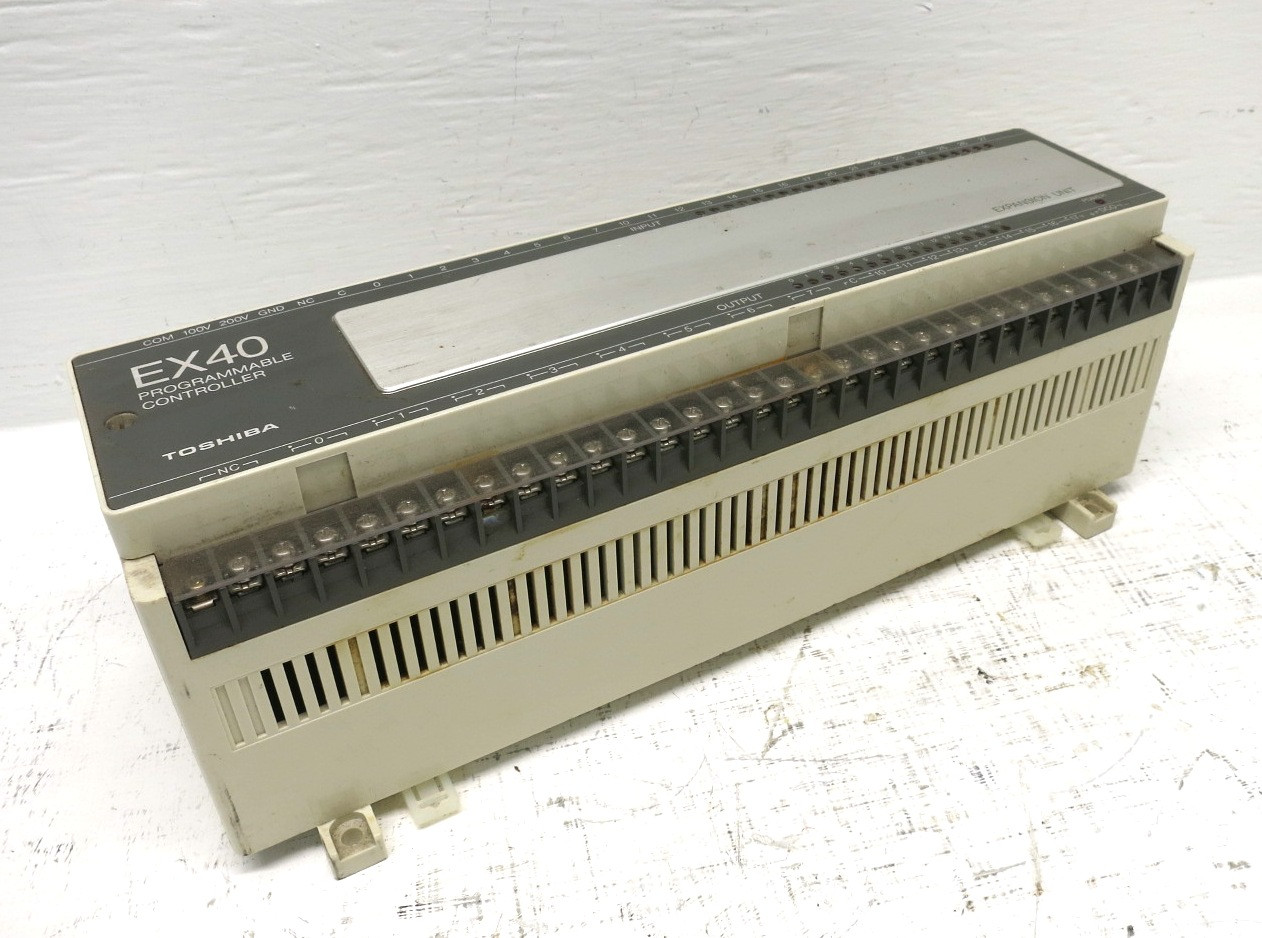 Toshiba EX40*2ECAA5 Programmable Controller Expansion Unit EX40 PLC Module (EBI4832-1)