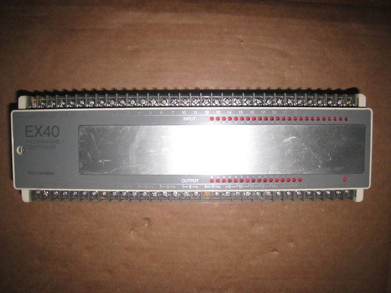 Toshiba EX40*2ECAA5 Programmable Controller EX 40 240V (EBI4832-1)
