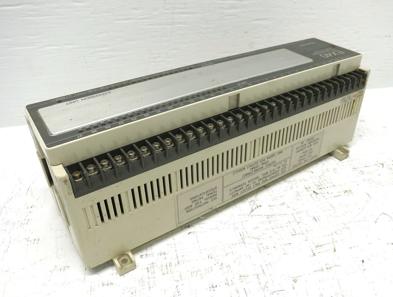 Toshiba EX40*2ECAA5 Programmable Controller Expansion Unit EX40 PLC Module (EBI4832-1)