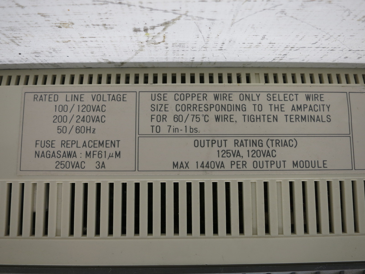 Toshiba EX40*2ECAA5 Programmable Controller Expansion Unit EX40 PLC Module (EBI4832-1)