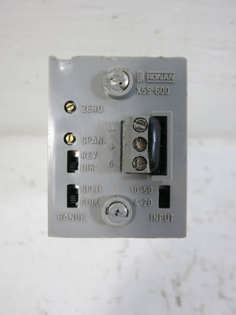 Ronan X55-600-GP Pressure Transducer w/ X55-600-GP-0-20PSI-M (TK4719-15)