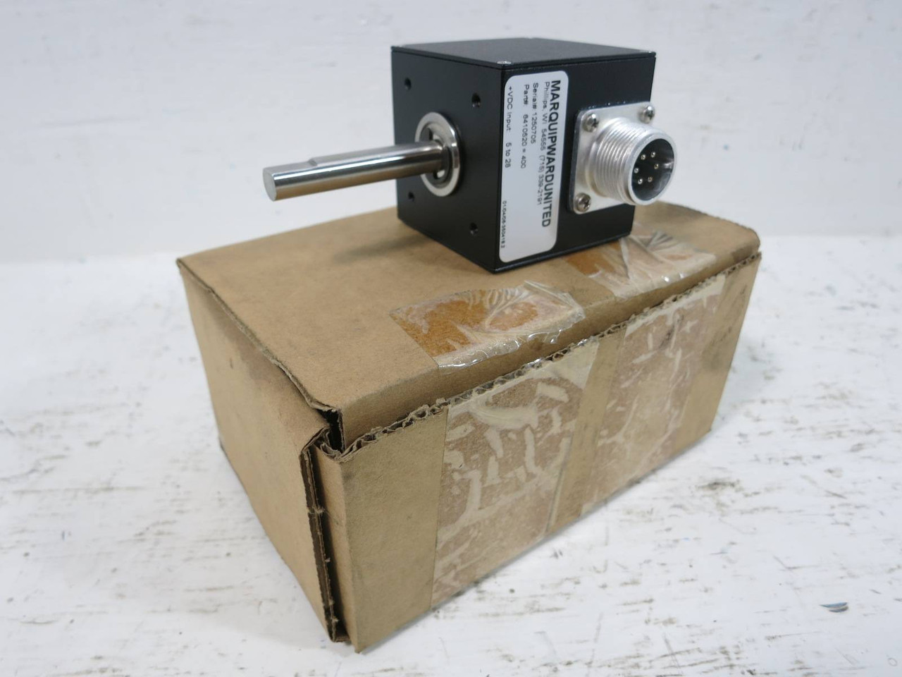 Image of NEW Marquip Ward United 6410520 Accu-Coder 5-28 VDC Encoder NIB