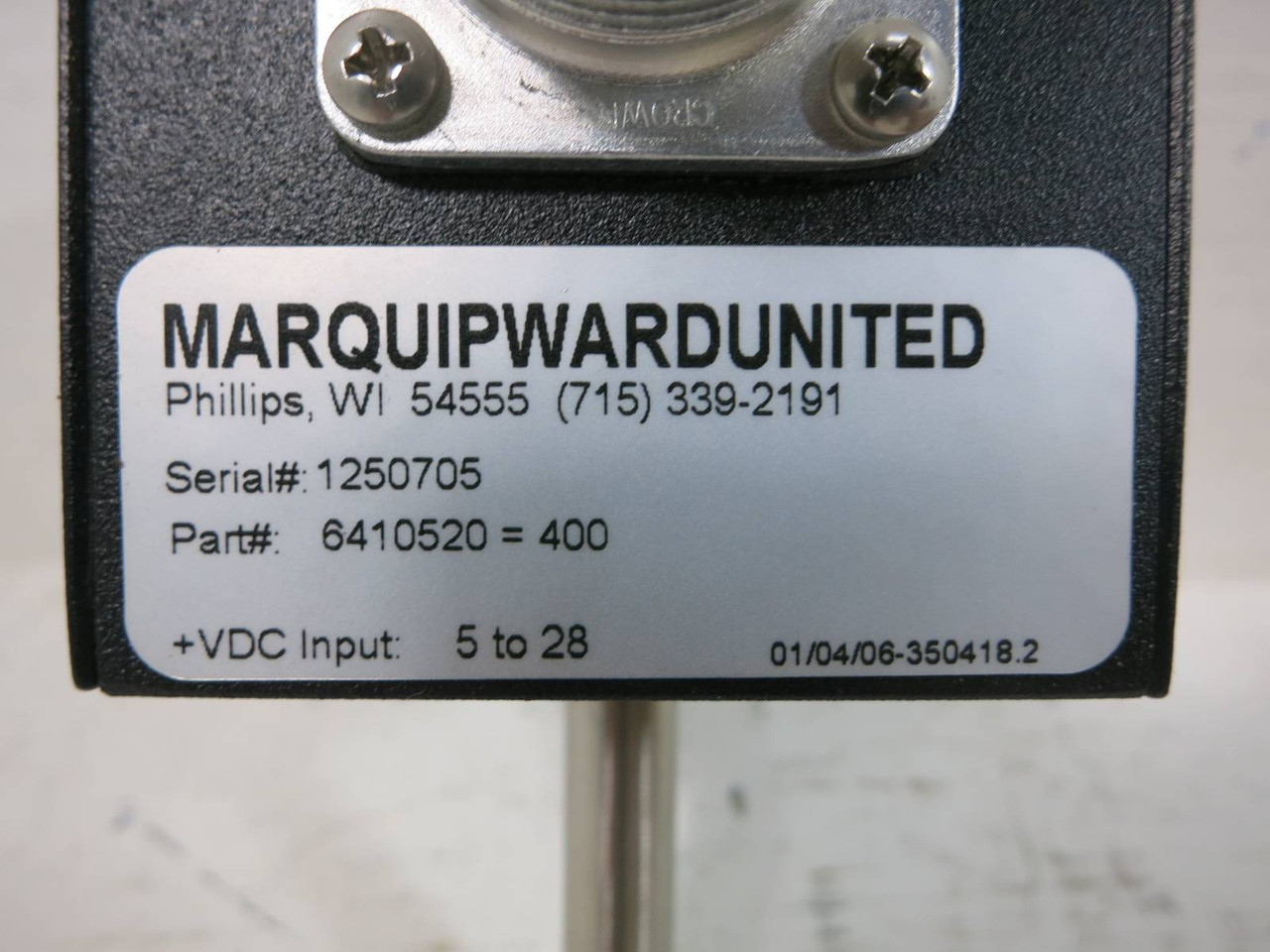 New Marquip Ward United 6410520 Accu-Coder 5-28 VDC Encoder NIB (TK4776-1)