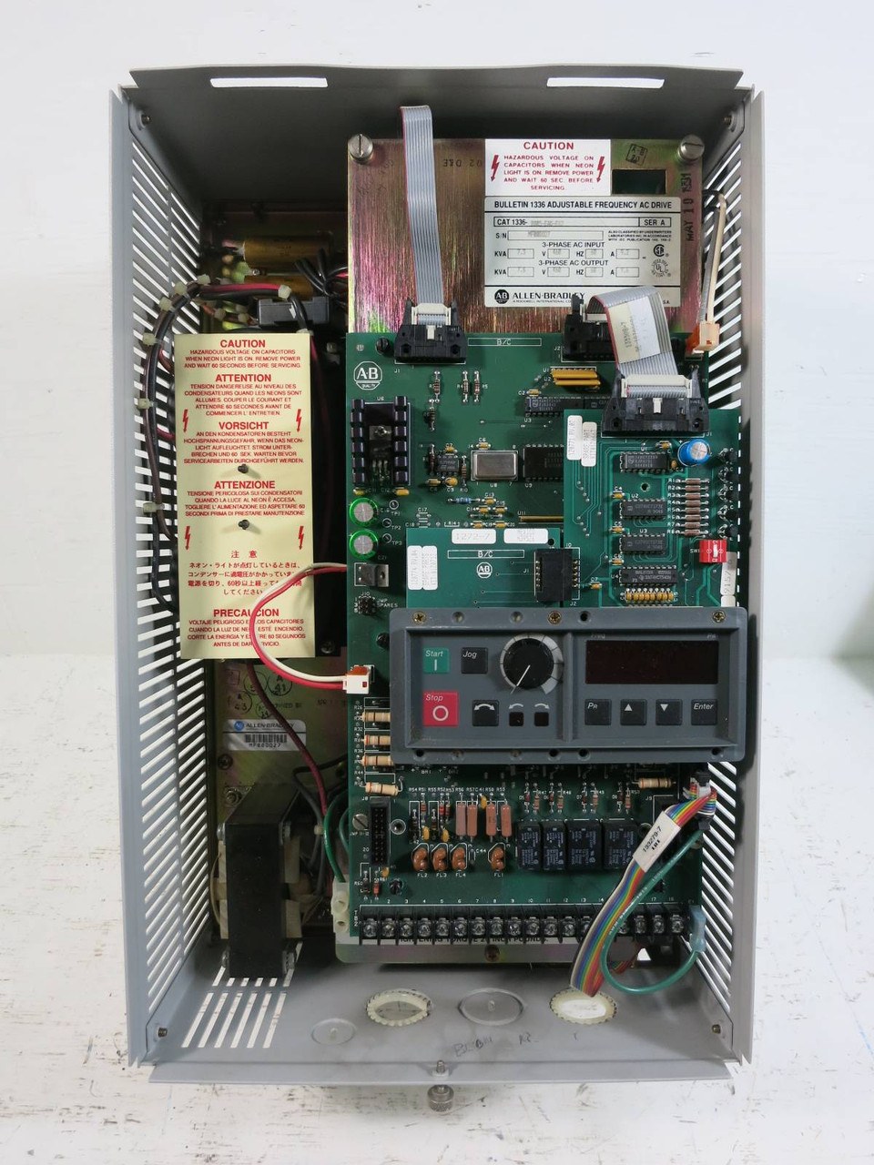 Allen Bradley 1336-B005-EAD-FA2 5 HP 1336 AC VS Drive AB 5HP 7.6kVA 460V 9.6A (TK4792-1)