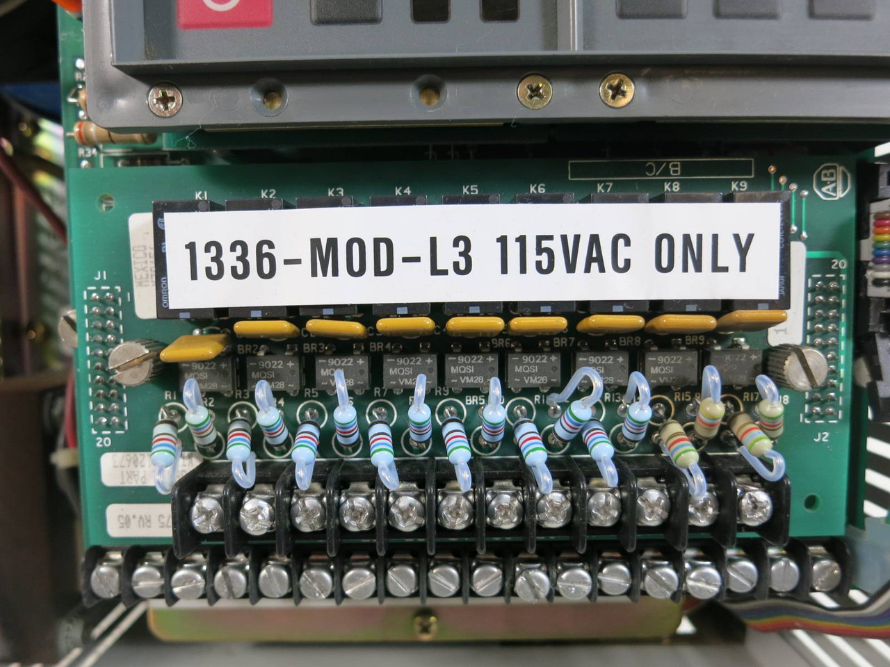 Allen Bradley 1336-B003-EAD-FA2-S1 3 HP 1336 AC VS Drive AB 3HP 4.8kVA 460V 6A (TK4797-1)