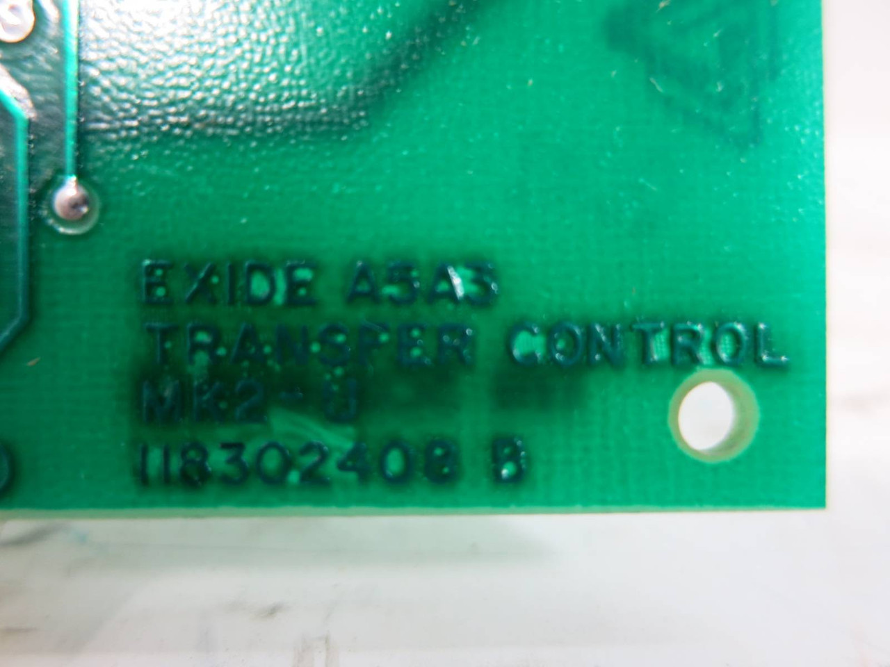 Exide 118-302-408-B A5A3 Transfer Control Board Card 118302408 B 101072404 F PLC (TK4803-2)