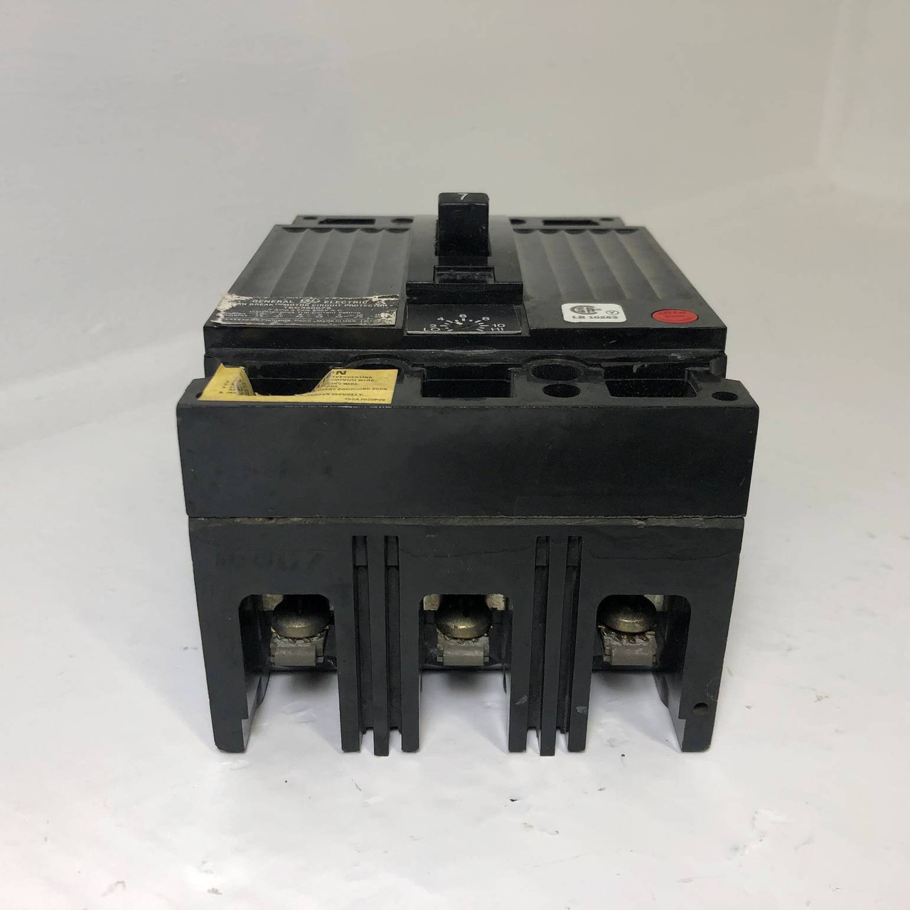 GE TEC36007S 7A Mag-Break Circuit Breaker 480/600V 3 Pole 7 Amp General Electric (EM3437-20)