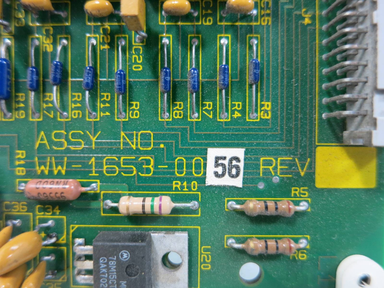 LFE Danaher Controls WW-1653-0056 PC Board PLC WW-1649-0055 Eurotherm (TK4866-2)