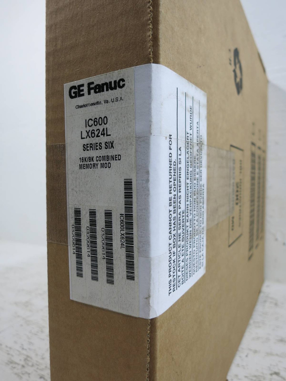 NEW GE Fanuc Series 6 IC600-LX624L Combined Memory Module PLC IC600LX624L NIB (TK4894-1)