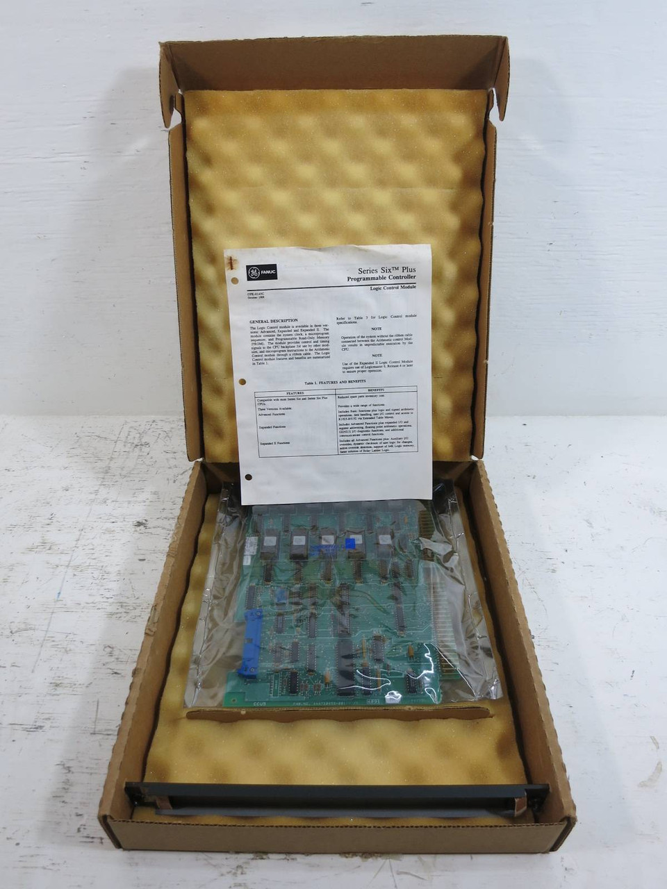 GE Fanuc Series 6 IC600-CB526R Expanded Logic Control Module PLC IC600CB526R New (TK4900-1)