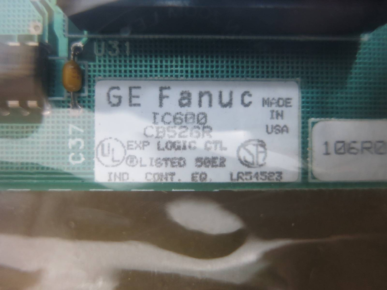 GE Fanuc Series 6 IC600-CB526R Expanded Logic Control Module PLC IC600CB526R New (TK4900-1)