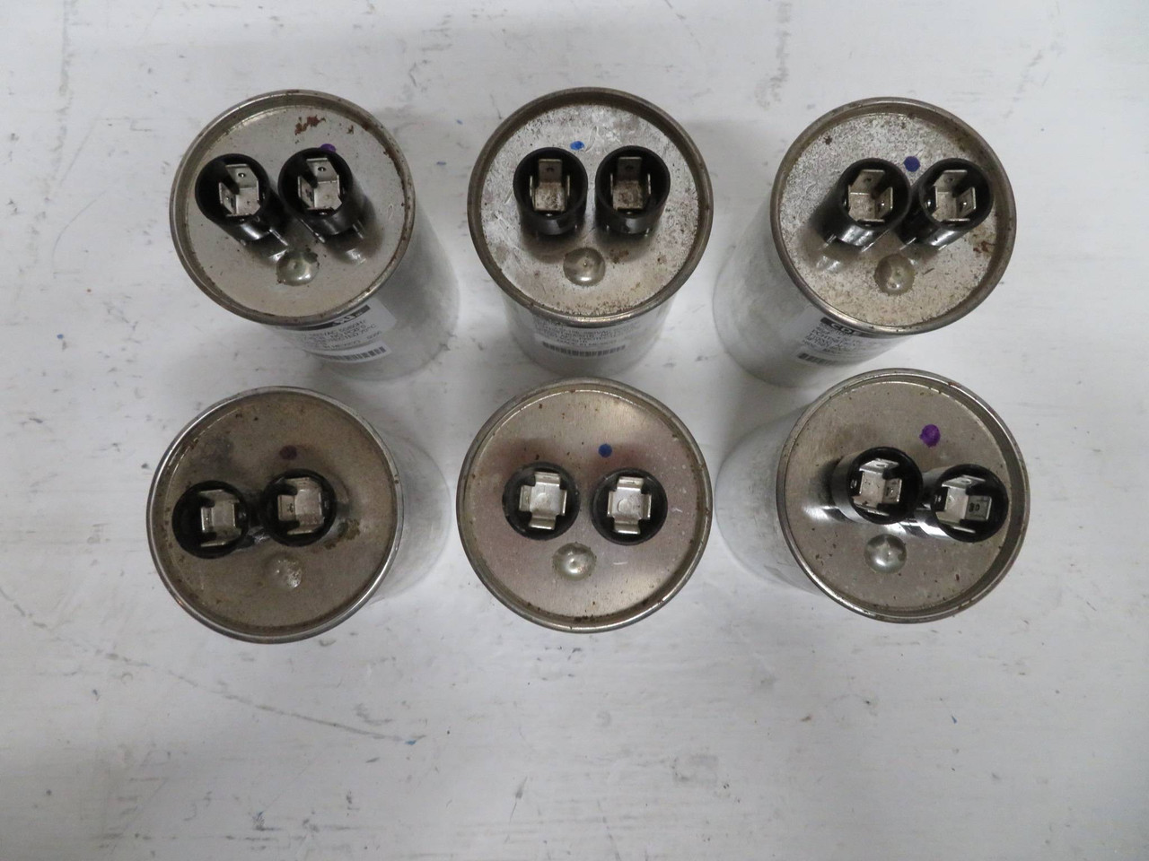 Lot of 6 CDE 552210P1 Capacitor PCHT58T46X391B 46 MF 580 VAC AFC 50/60 Hz (NP2291-29)