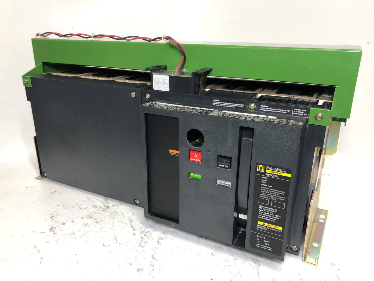 Image of Square D MP50NA 5000A Masterpact Bolt-On Molded Case Switch in Cradle 5000 Amp
