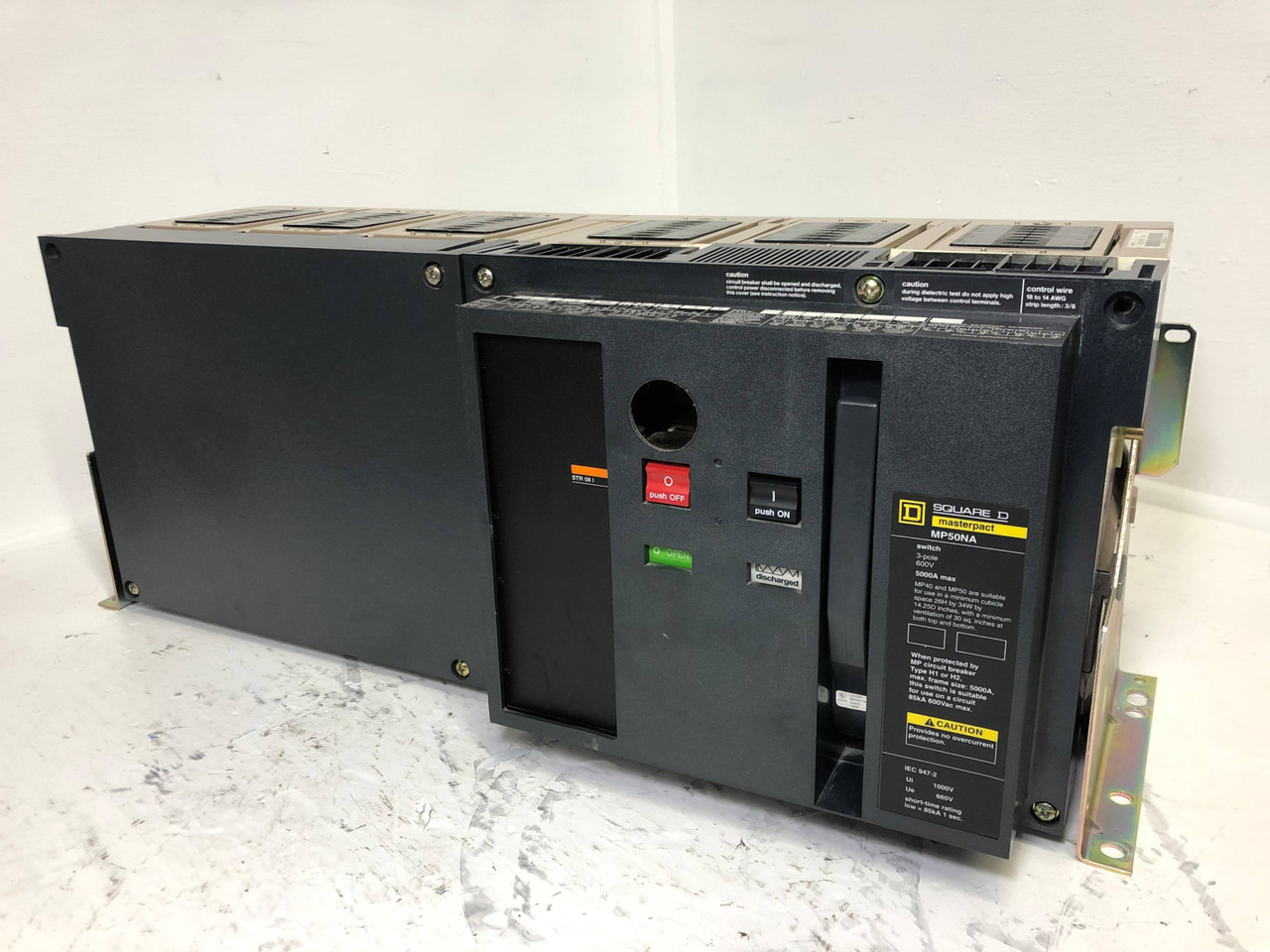 Square D MP50NA 5000A Masterpact Bolt-On Molded Case Switch in Cradle 5000 Amp (EM3471-1)