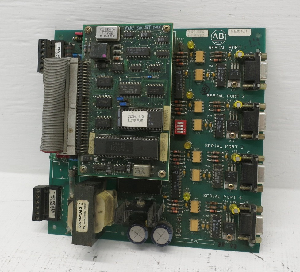 Image of Allen Bradley 140655 Rev 01 Remote Interface PCB Control Board SP# 120852