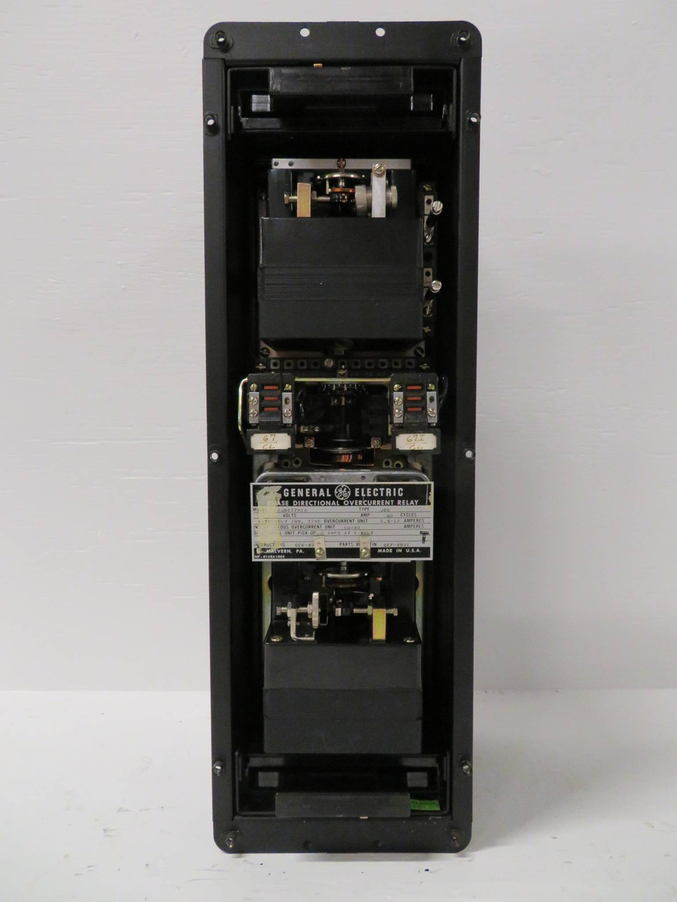 General Electric 12JBC77M1A Phase Directional Overcurrent Relay GE 120V JBC (NP2303-6)