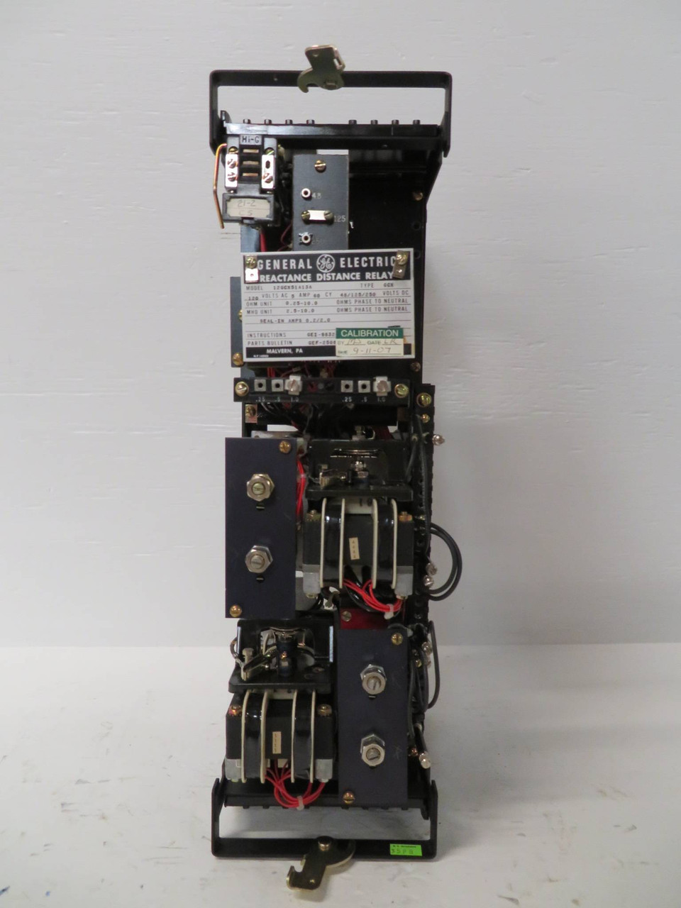 General Electric 12GCX51A13A Reactance Distance Relay GE 120V GCX (NP2304-4)