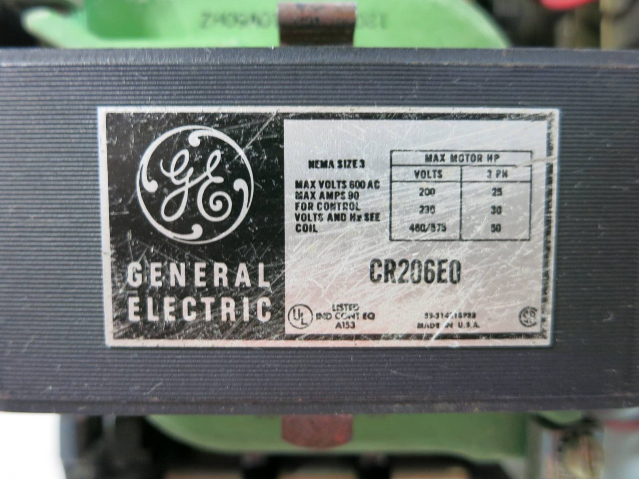 General Electric GE 8000 Size 3 Starter 60 Amp Fusible 24" MCC Bucket w/ Door (TK4940-1)