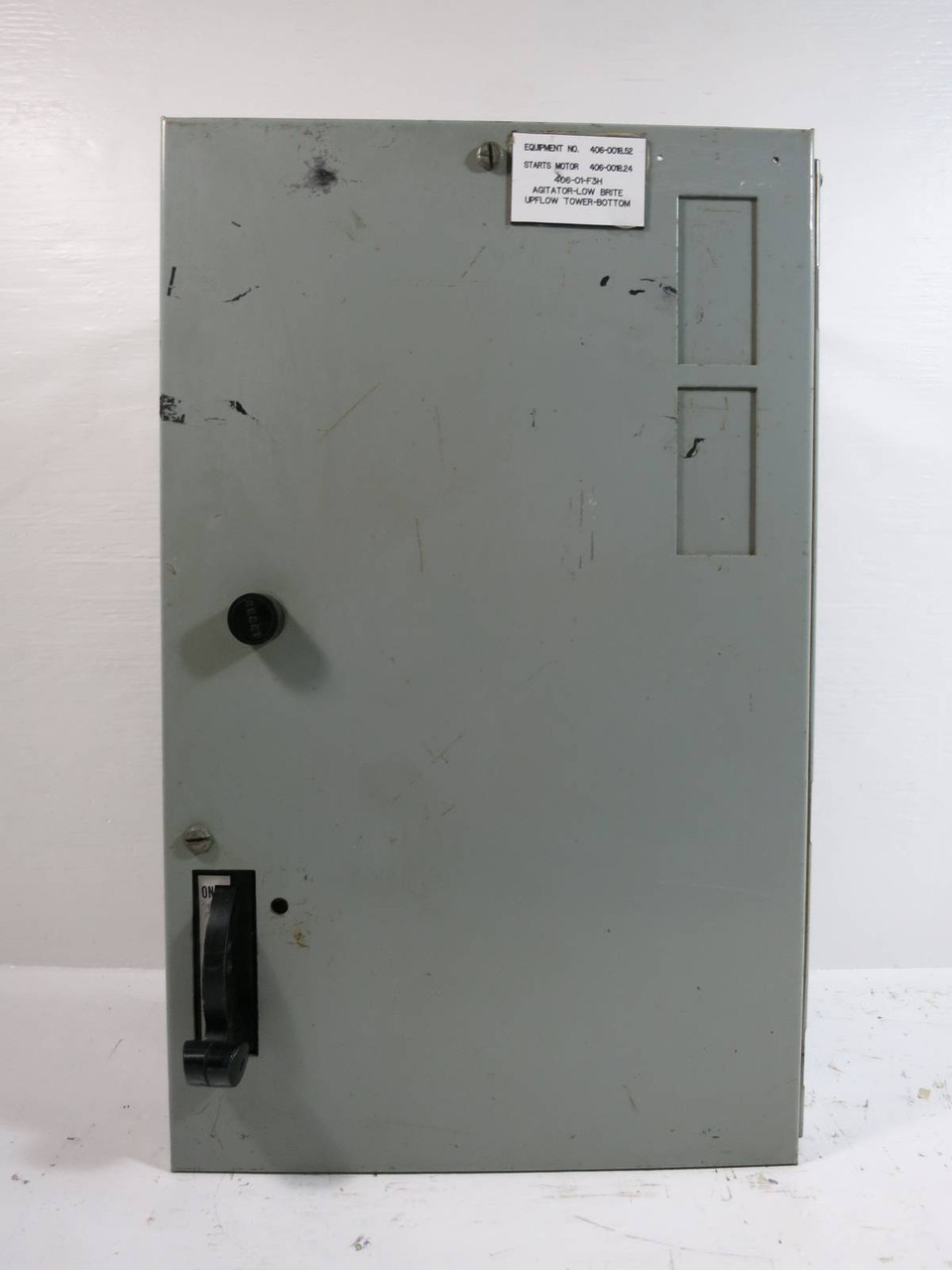 General Electric GE 8000 Size 3 Starter 60 Amp Fusible 24" MCC Bucket w/ Door (TK4940-2)
