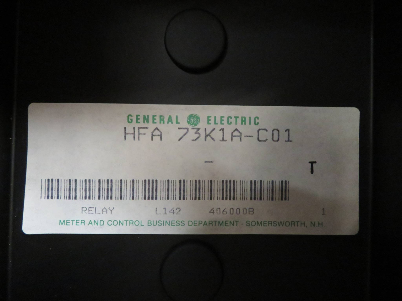 General Electric 12HFA73K1A Relay Type HFA GE 125V- DC GE 12HFA-73K1A (NP2306-1)