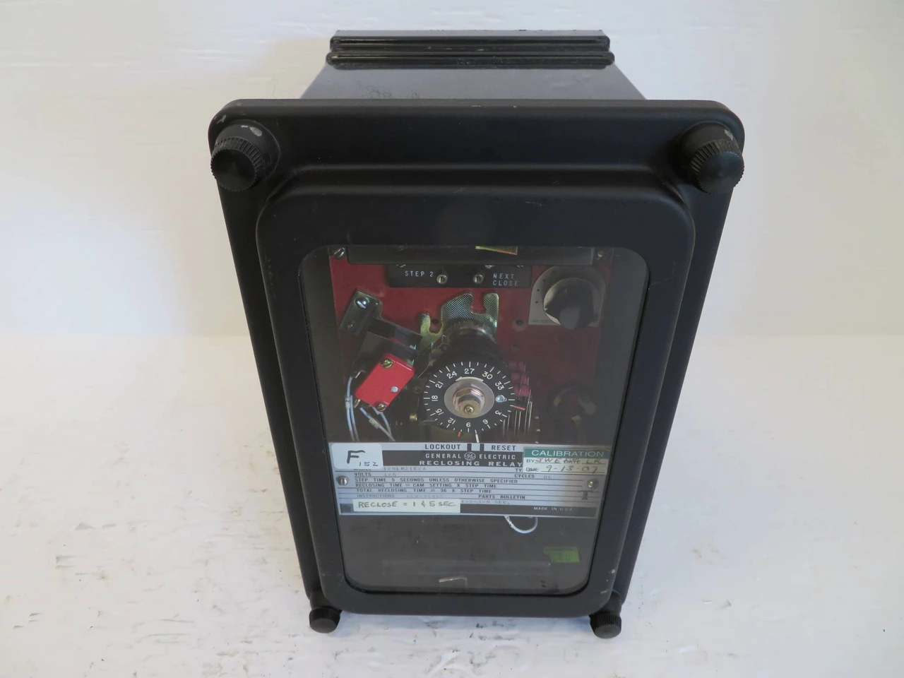 General Electric 12NLR21E2A Reclosing Relay GE 12NLR 21E2A 125 V DC (NP2312-7)