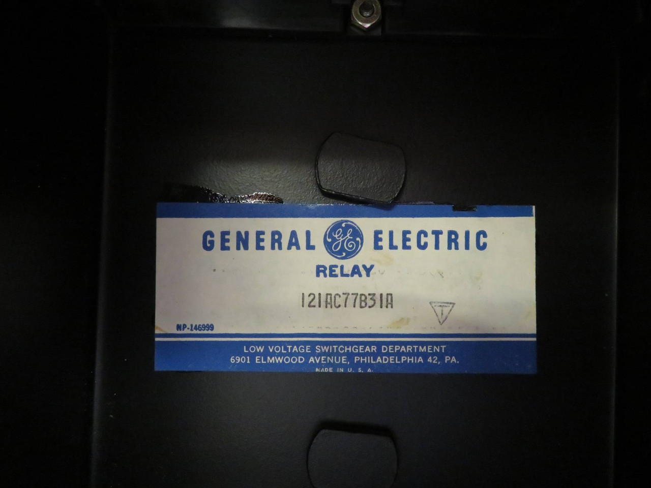 General Electric 12IAC77B31A Time Overcurrent Relay Extremely Inverse GE IAC 60 (NP2316-4)