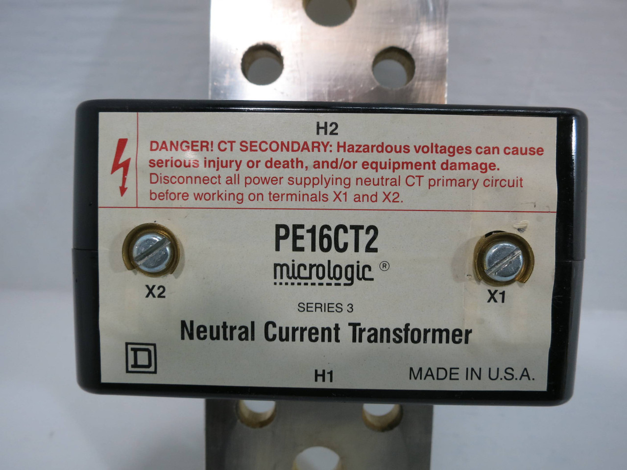Square D PE16CT2 Ser 3 1600A Micrologic Neutral Current Transformer CT 1600 Amp (DW1483-4)