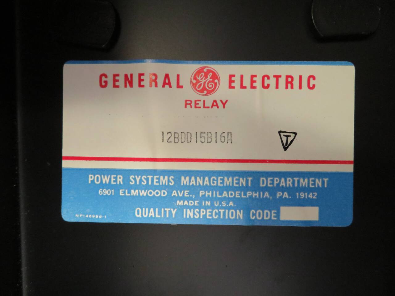 GE 12BDD15B16A Differential Relay Transformer Protection Harmonic Restraint BDD (NP2318-1)