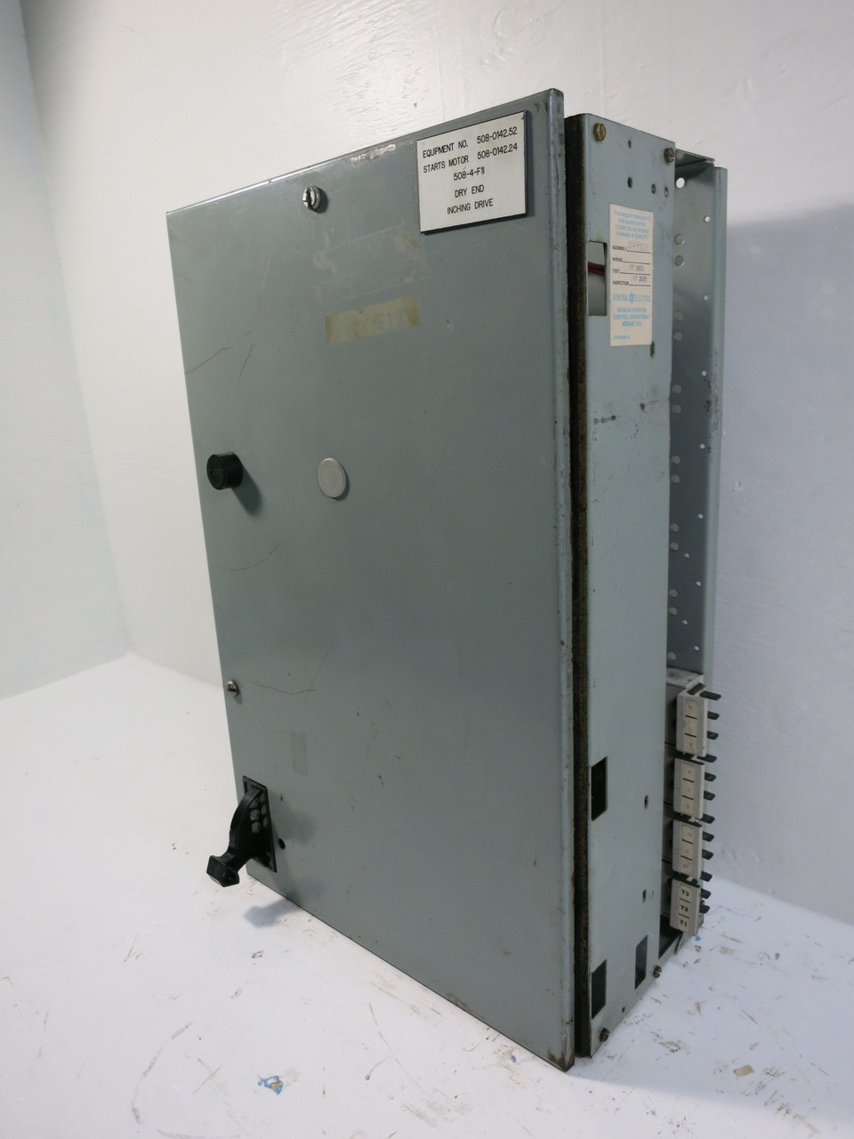 GE 8000 FVR Size 2 Reversing Starter 60 Amp Fusible 24" MCC Bucket 60A Sz2 (TK4945-1)