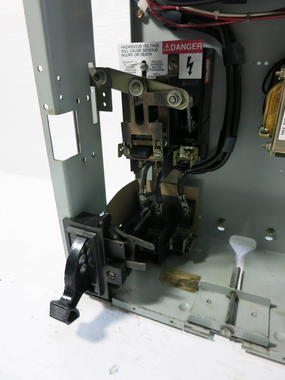 GE 8000 FVR Size 2 Reversing Starter 60 Amp Fusible 24" MCC Bucket 60A Sz2 (TK4945-1)