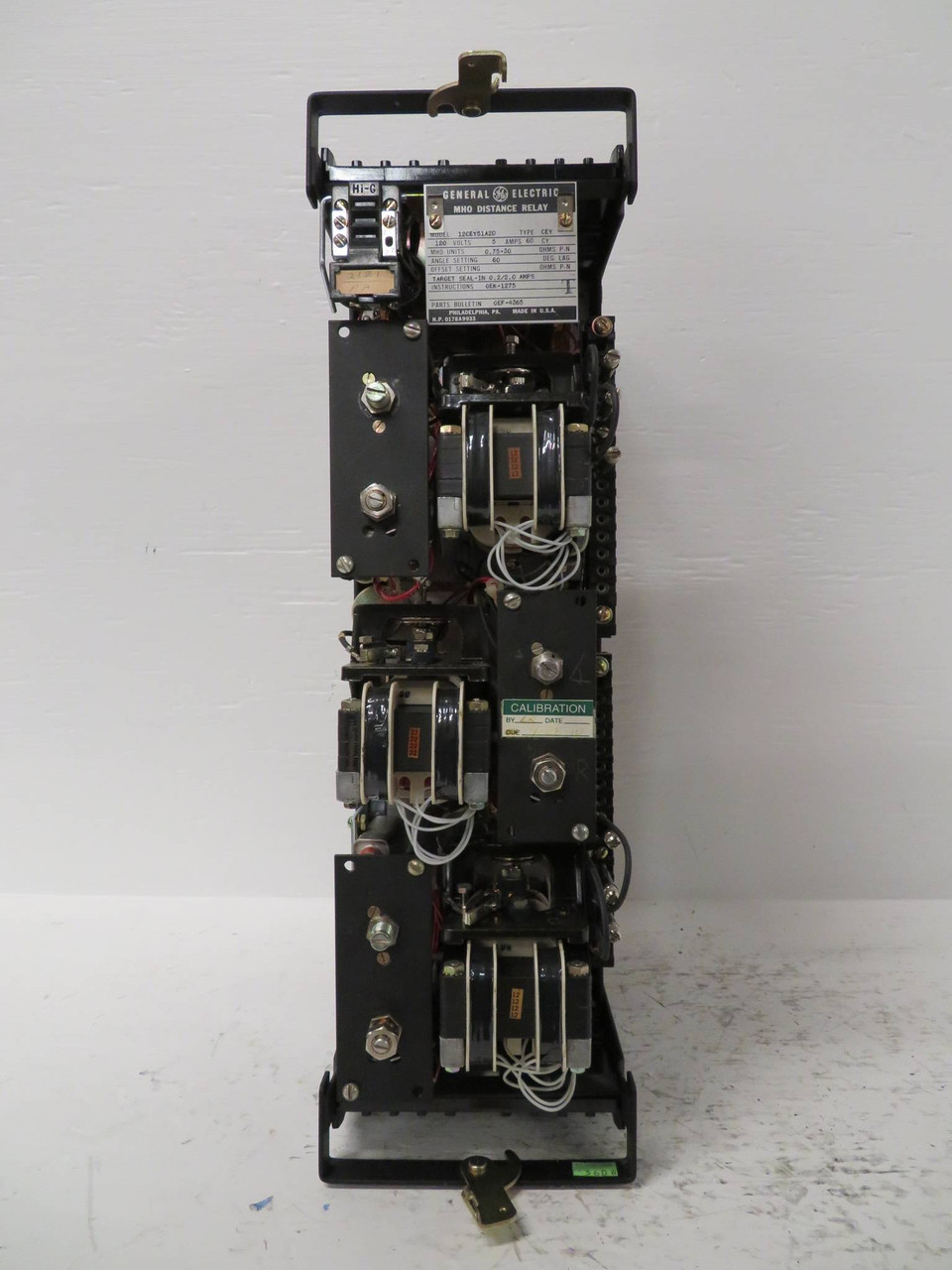 General Electric 12CEY51A2D MHO Distance Relay GE 120V 5 Amp CEY-51A2D (NP2324-2)