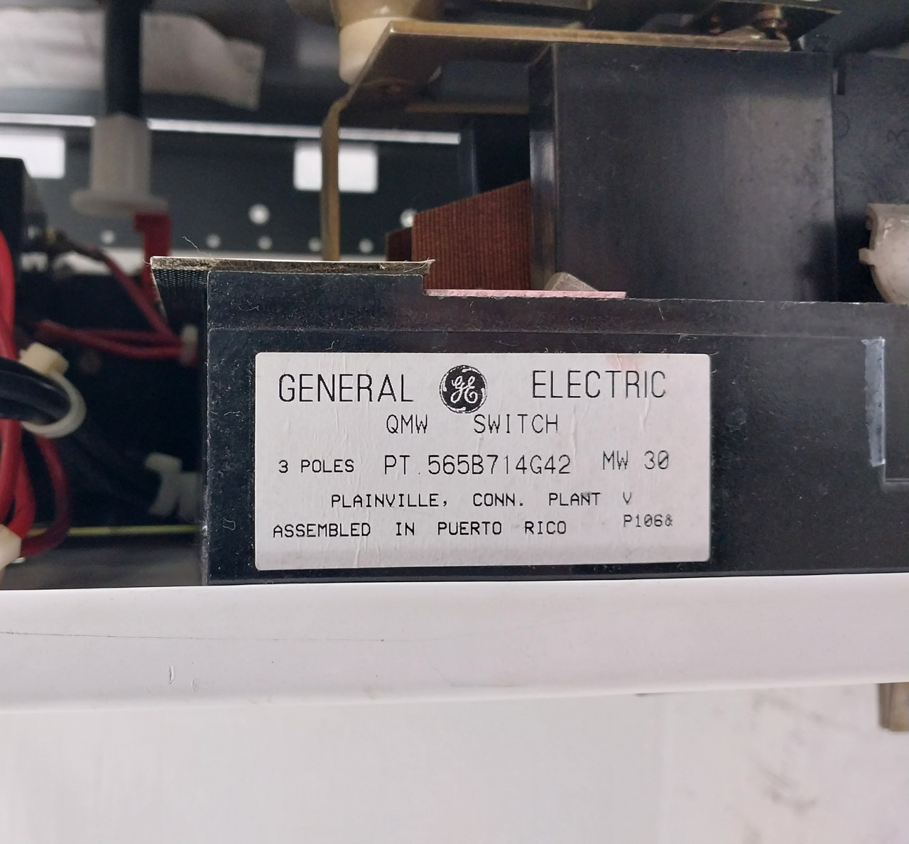 GE 8000 FVR Size 1 Reversing Starter 30 Amp Fusible 18" MCC Bucket CR309CO**ADFC (TK4951-3)