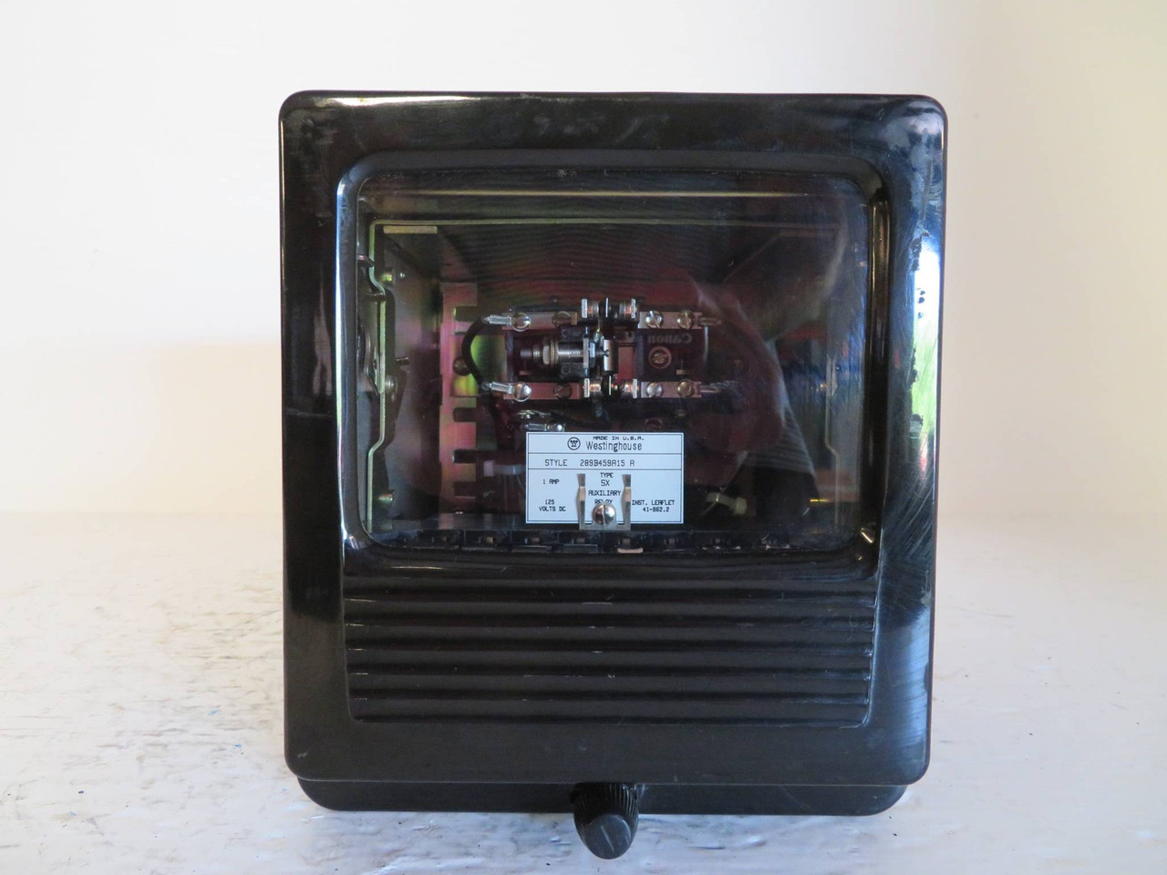 Westinghouse Type SX Auxiliary Relay Style 289B459A15 A WH SX 125 V DC (NP2337-2)