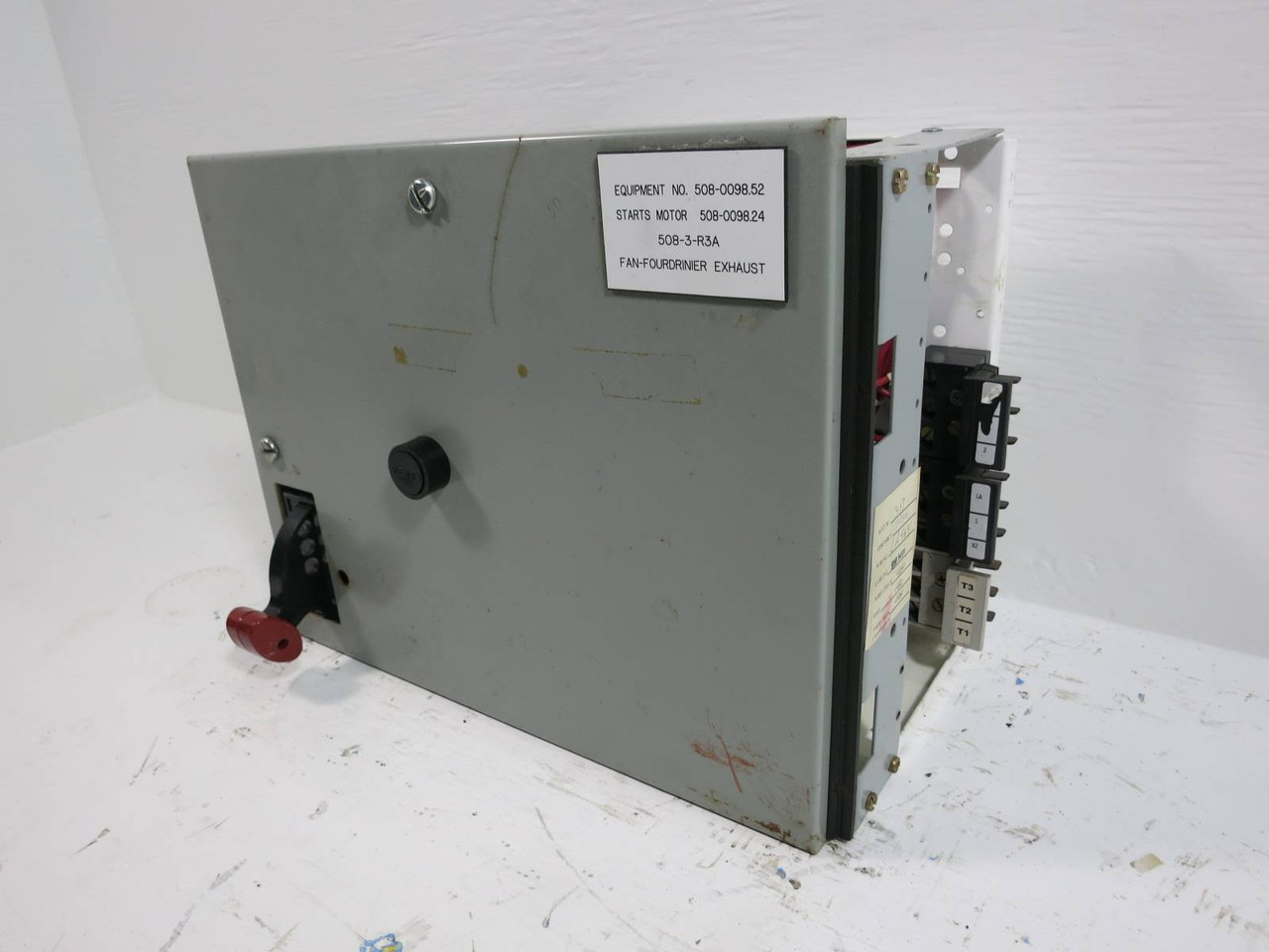 GE 8000 Size 1 Starter 30 Amp Fusible 12" FVNR MCC Bucket 7700 CR306C0**ACET (TK4955-2)