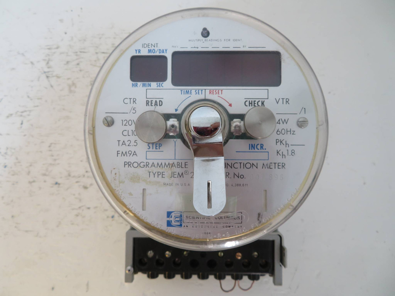 Scientific Columbus Type JEM 2 411-40407 Programmable Multifunction Meter (NP2380-1)