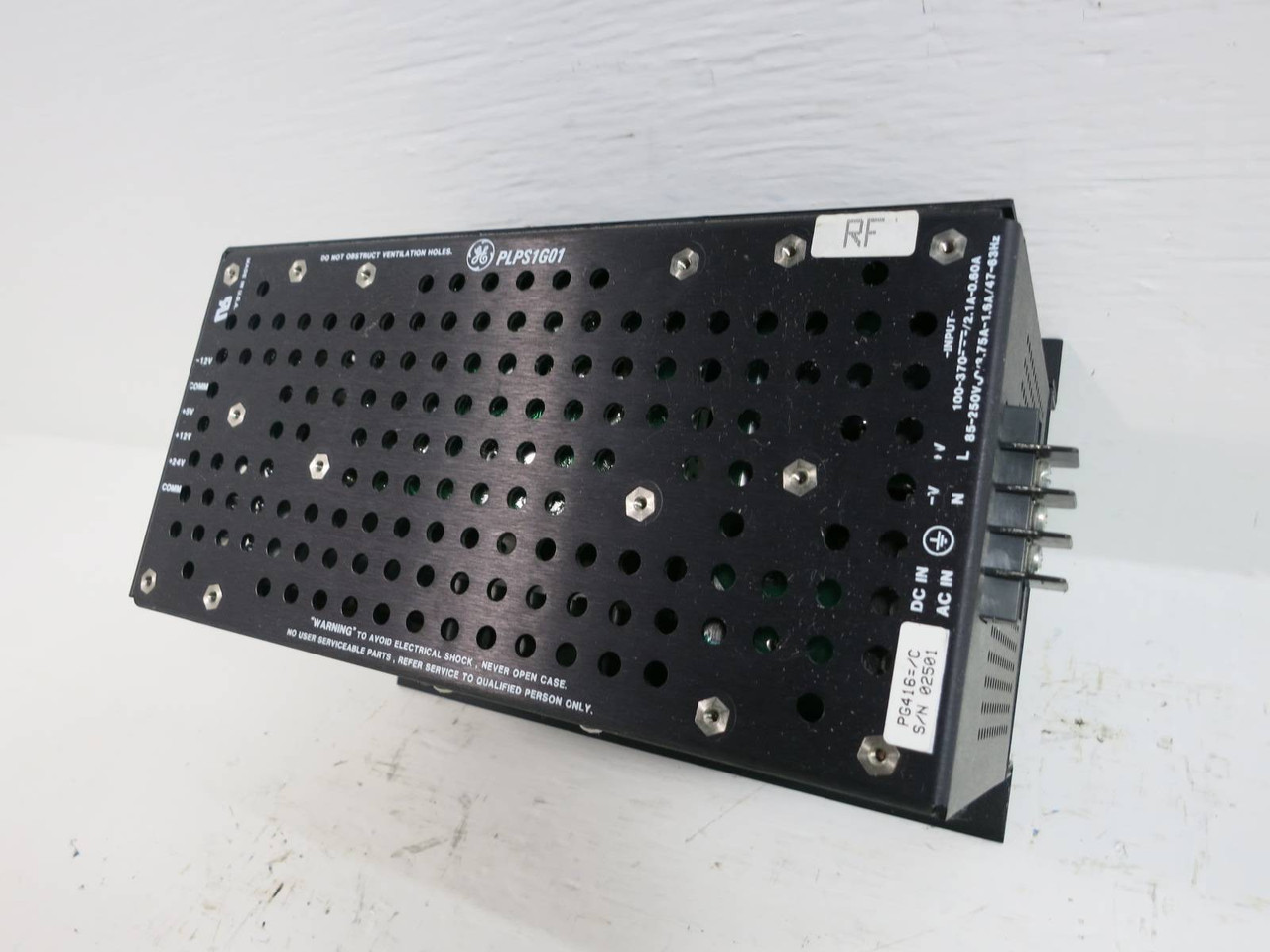 General Electric GE PLPS1G01 Power Supply 85-250 Vac 5 12 24 Vdc (TK4992-3)